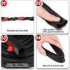 Tira de Sellado para Puerta Forma D de Goma 1" Sello para Slide-Out de RV Autoadhesiva Caucho EPDM Resistente Tira de Sellado para la Intemperie Automotriz Para Rellenar Huecos Aplicar al Coche