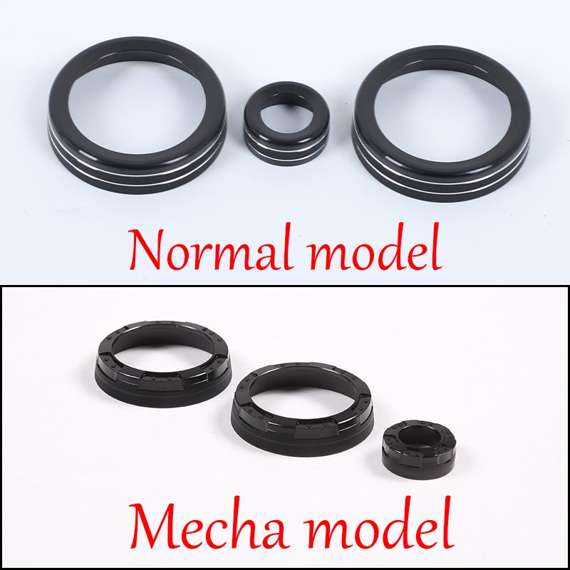 cheya Car central control air conditioner volume knob decorative cover For Land Rover Defender 110 2020+ Aluminum accessories
