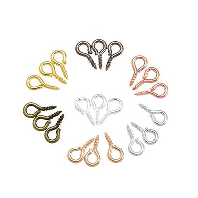 100–200 Stück winzige Mini-Metallklauennägel, Augenstifte, Haken, Ösen, Schraubverschlüsse, Haken, Schmuckzubehör für die DIY-Herstellung von Zubehör