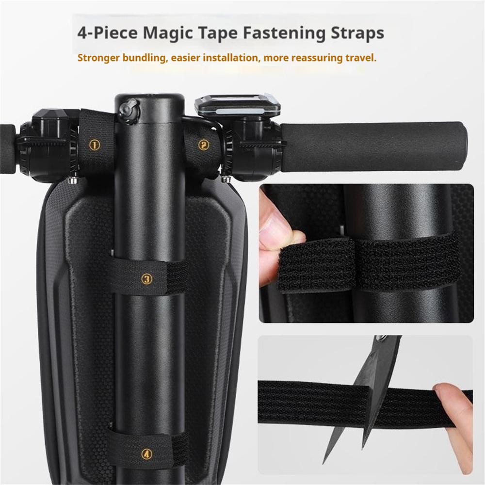 3L Large Capacity Electric Front Bag Waterproof EVA Hard Shell Bags Handlebar Hanging Bag Storage Accessories For Scooter