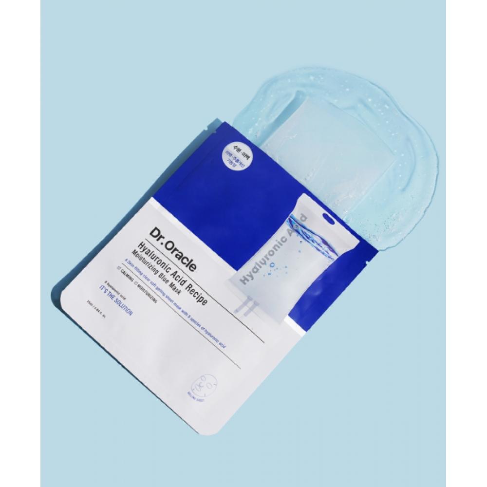 Dr.oracle [3er-Pack] Hyaluronsäure-Rezeptur Feuchtigkeitsspendende Blaue Maske 10 Blatt 1 Schachtel 3 Schachteln Insgesamt
