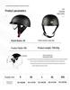 AD Carbon Fiber Retro 3C Certified Motorcycle Half Helmet for Men & Women
