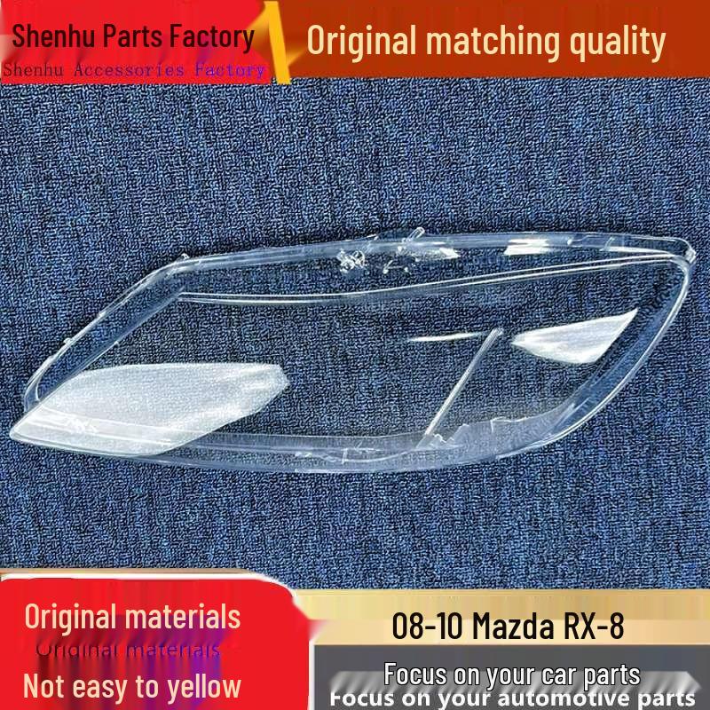 

08-10 Mazda RX-8 Front Headlight Transparent Cover Standard Driver No Sealant