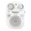 Hapyson Waterproof Radio with LED Light, White, YH-101-W