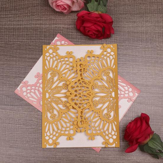 Floral Cover Greeting Card Cutting Die Scrapbooking Paper Embossing Album Decor