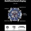 Top Brand Luxury Digital Mens Watches Top Luxury Sport Quartz Wristwatch For Men All Steel Military Waterproof Clock+Box