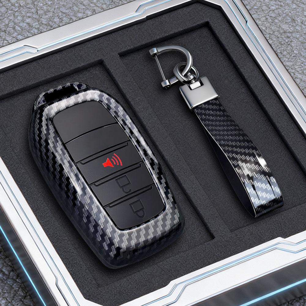 

ABS Car Key Case Cover For Toyota Corolla SE 2023 Camry 50 55 TLC200 Yaris Land Cruiser Prado150 RAV4 Venza SIENNA