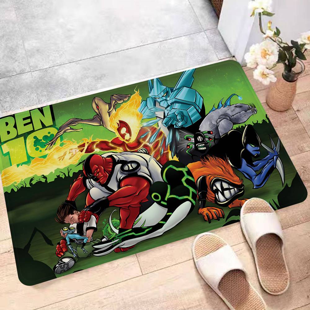 Cartoon B-Ben 10 Fußmatte Nordischer Stil Schlafzimmer Wohnzimmer Fußmatte Zuhause Balkon Rutschfest Alfombra