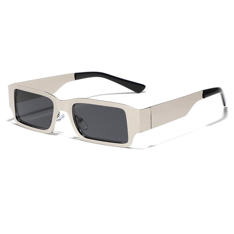 Xunge Square Sunglasses - Stylish European & American Metal Design for Men & Women