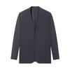 SEVEN Men's New Chinese Style Wool Blend Casual Blazer
