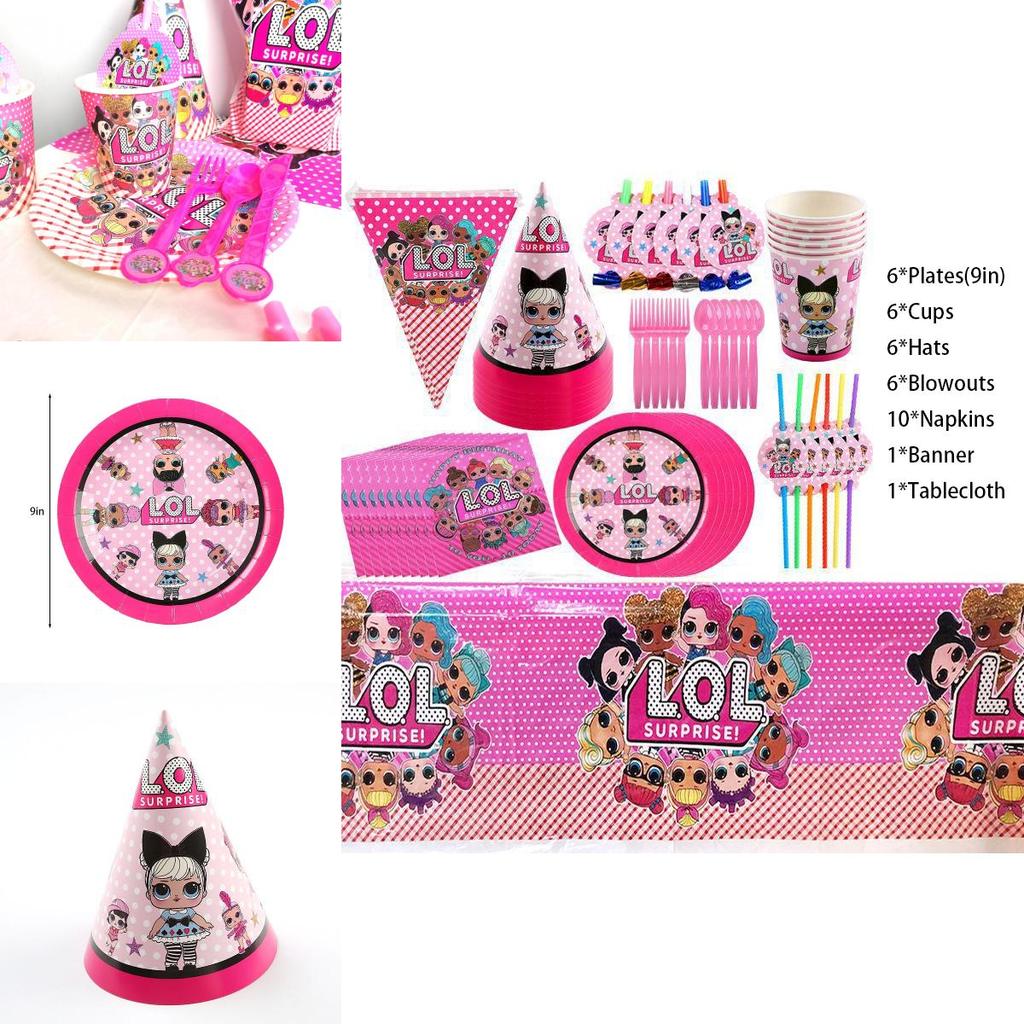 Delightful Lol Theme Party Supplies For Vibrant Birthday Decorations And Favors