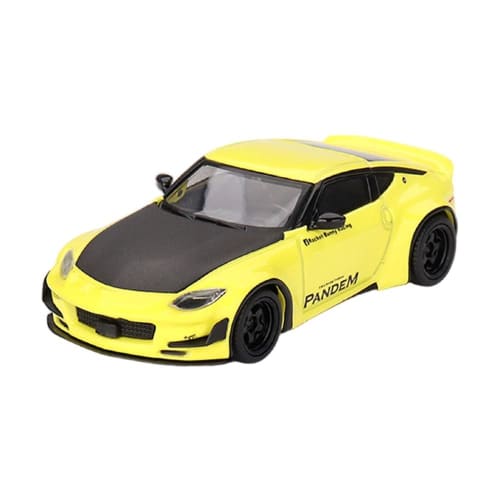 

MINI GT 1/64 Pandem Nissan Z Ikazuchi Желтый (Левый руль) Готовый продукт