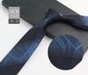 Men'S Tie Business Shirt, Striped Security Professional Dress Plus Logo8Cm Hand-Typed