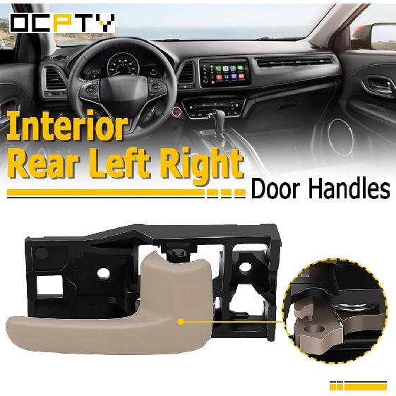 OCPTY Door Handles Interior Rear Driver Left Passenger Right Side Replacement fit 2000-2006 for Toyota Tundra Inside Inter Door Handles Texture Beige