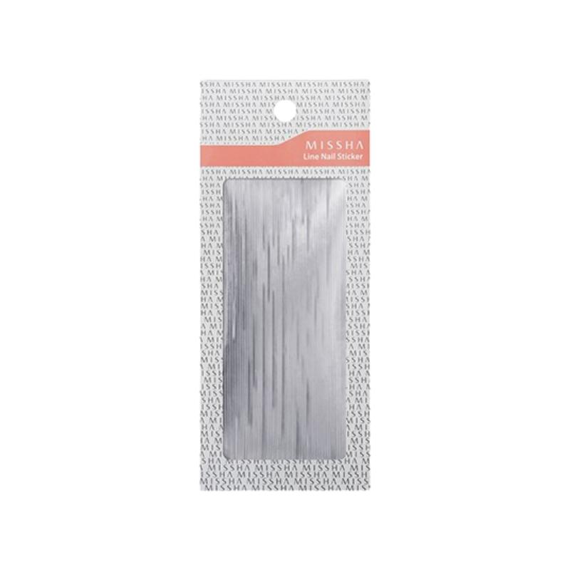 

Line Nail Stickers [Silver]