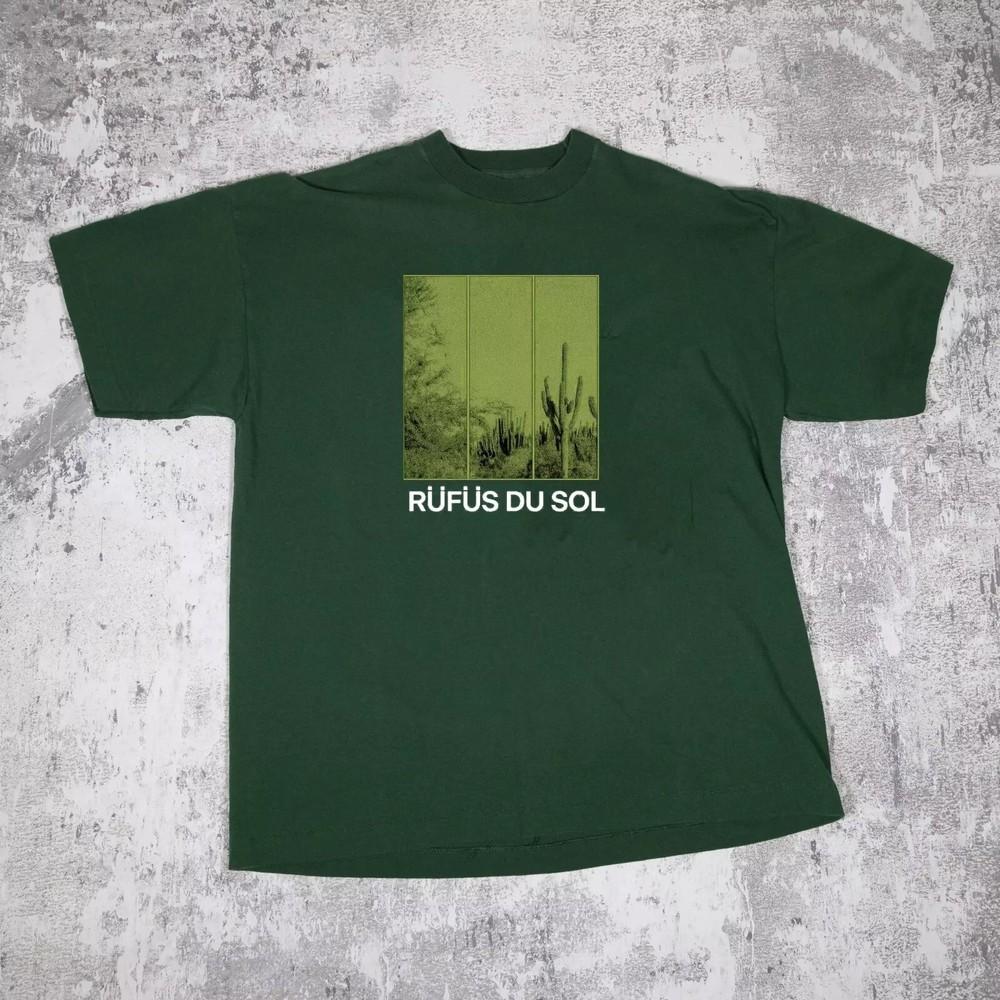 Rufus Du Sol Tour Collection Gift for Fan S to 5XL Green T-shirt Unisex T-Shirt XXL