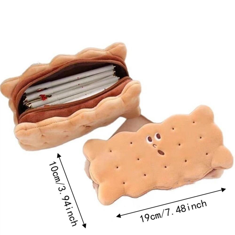 Cartoon Design Pencil Box Large Capacity Makeup Storage Bag Kawaii Stationery Bag School