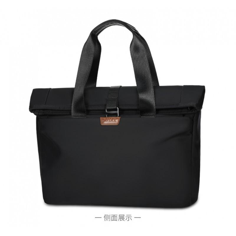 Briefcase Men's Handbag Lawyer's Office Computer Bag Canvas Shoulder Crossbody