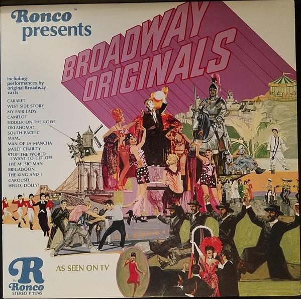 

Виниловая пластинка РАЗЛИЧНЫЕ Ronco Presents Broadway Originals P11745 Ronco 1973 США Поп Б/у