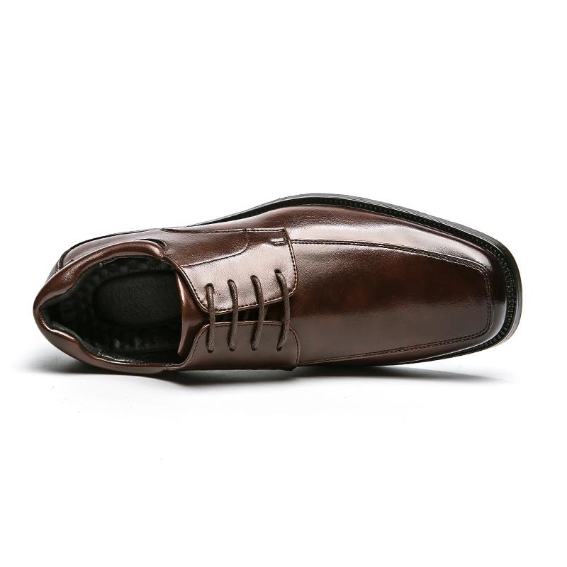 New Style Leather Shoes For Men Platform Formal Leather British Style Brogue Shoes Men Classic Wedding Shoes Large Size 48
