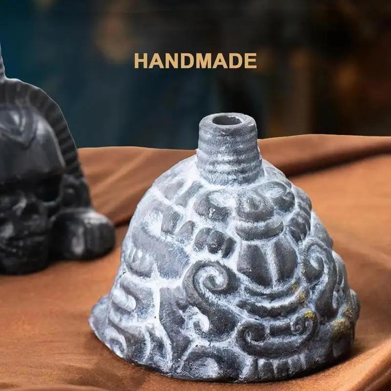 Authentic Aztec Whistle Loud Spookys Aztec Scary Death Whistle Realistic Human Screaming Aztec Ghost War Whistle Skull Head Toy