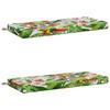 2 Piece Bench Cushions SOEST 2 Pcs. 100percent Polyester Multicolor