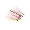 4pcs Fast Sinking Fly Fishing Lures Barbed Hook Fast Sinking Flies Crazy Charlie Flies  For Bass