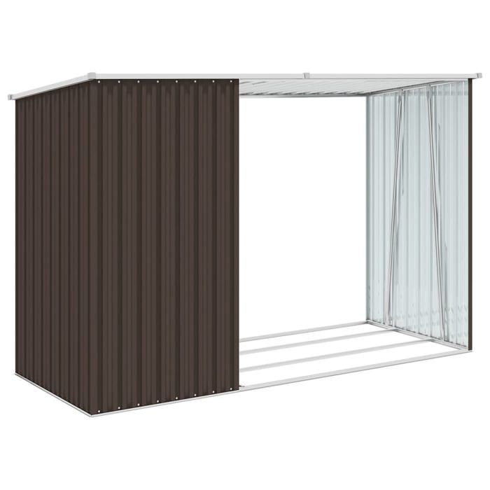 VidaXL Garden Wood Shelter Tool Storage Hangar Log Cabin Storage Shed Outdoor Brown 46296