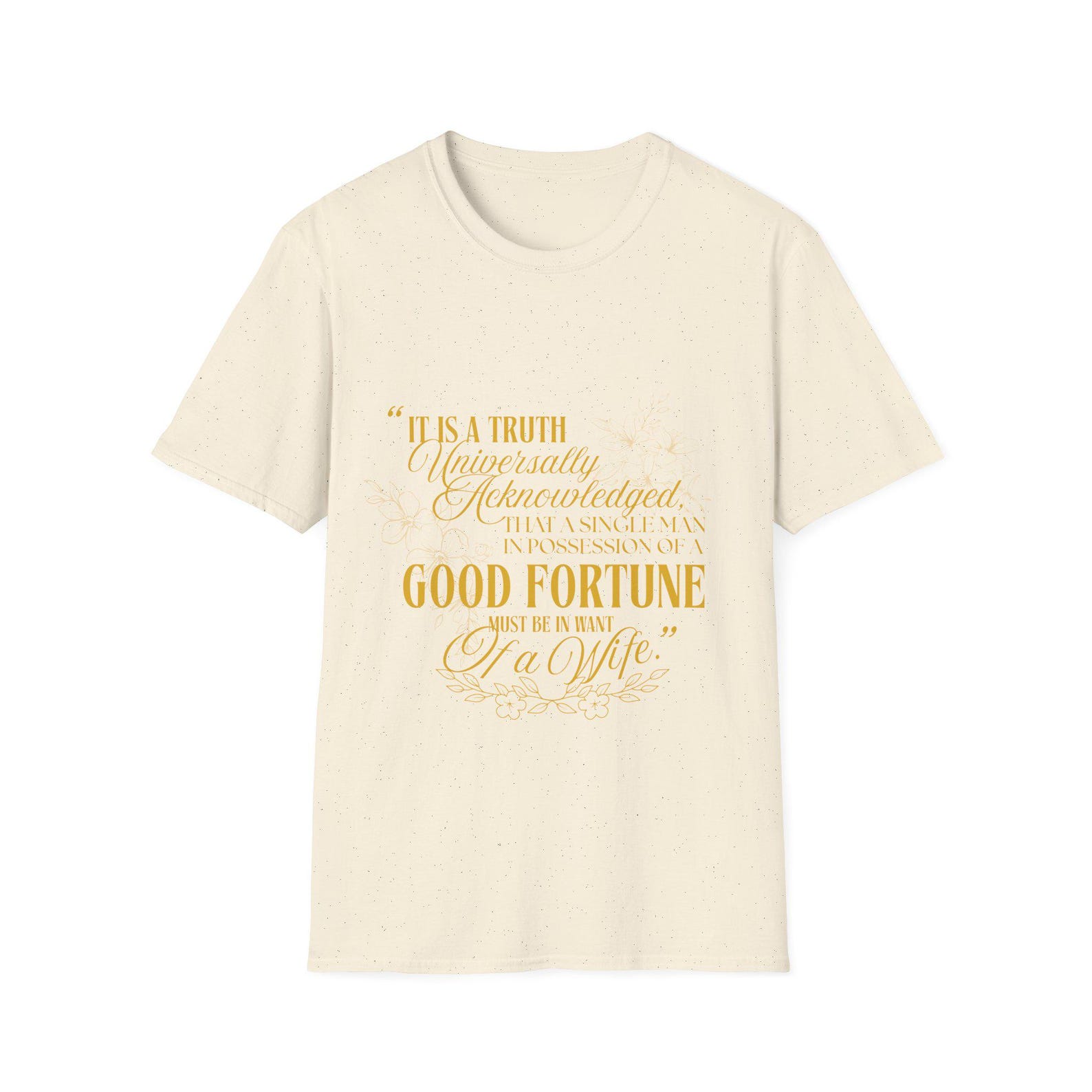 Pride and Prejudice Quote T-Shirt, Jane Austen Tee 2XL