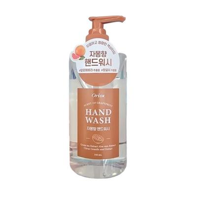 Oriox Grapefruit Perfumed Hand Wash 350ml – Soft Gel Cleanser, Mild Acidic pH, Botanical Extracts, Fresh Citrus Grapefruit Scent for Daily Hand Care