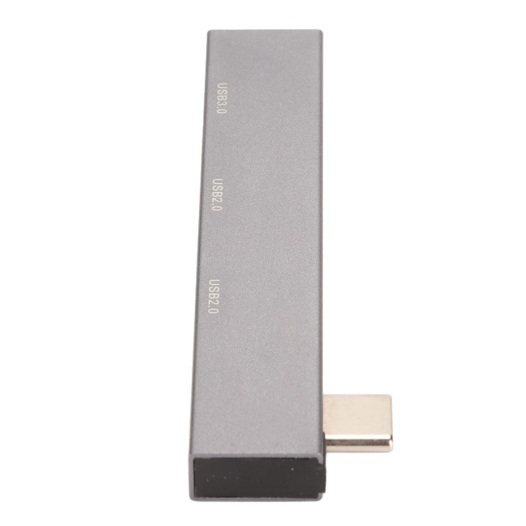 Estación de Acoplamiento 3 en 1 Tipo C a USB3.0 2USB2.0 5Gbps Alta Velocidad Aleación de Aluminio Mini Estación de Acoplamiento