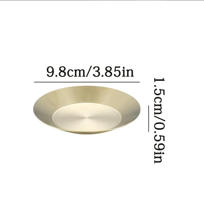 304 Stainless Steel Food Storage Trays Dipping Sauce Dish BBQ Picnic Camping Food Container Tableware