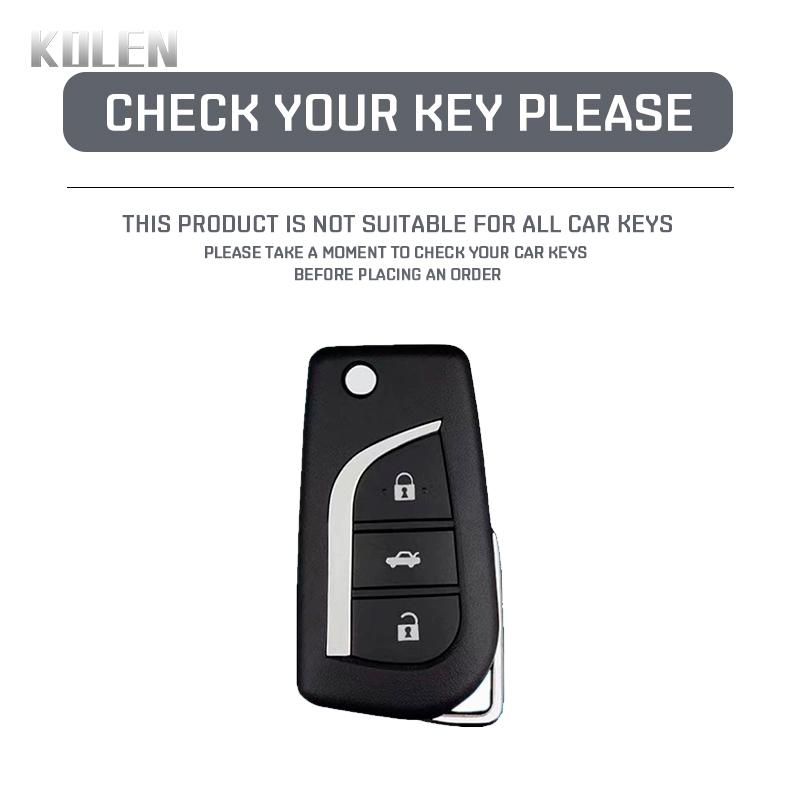 Tpu Car Flip Key Cover Case Shell Fob For Toyota Rav4 Auris Corolla Verso Yaris C-Hr Scion Tc Im Aygo Avensis Camry Accessories