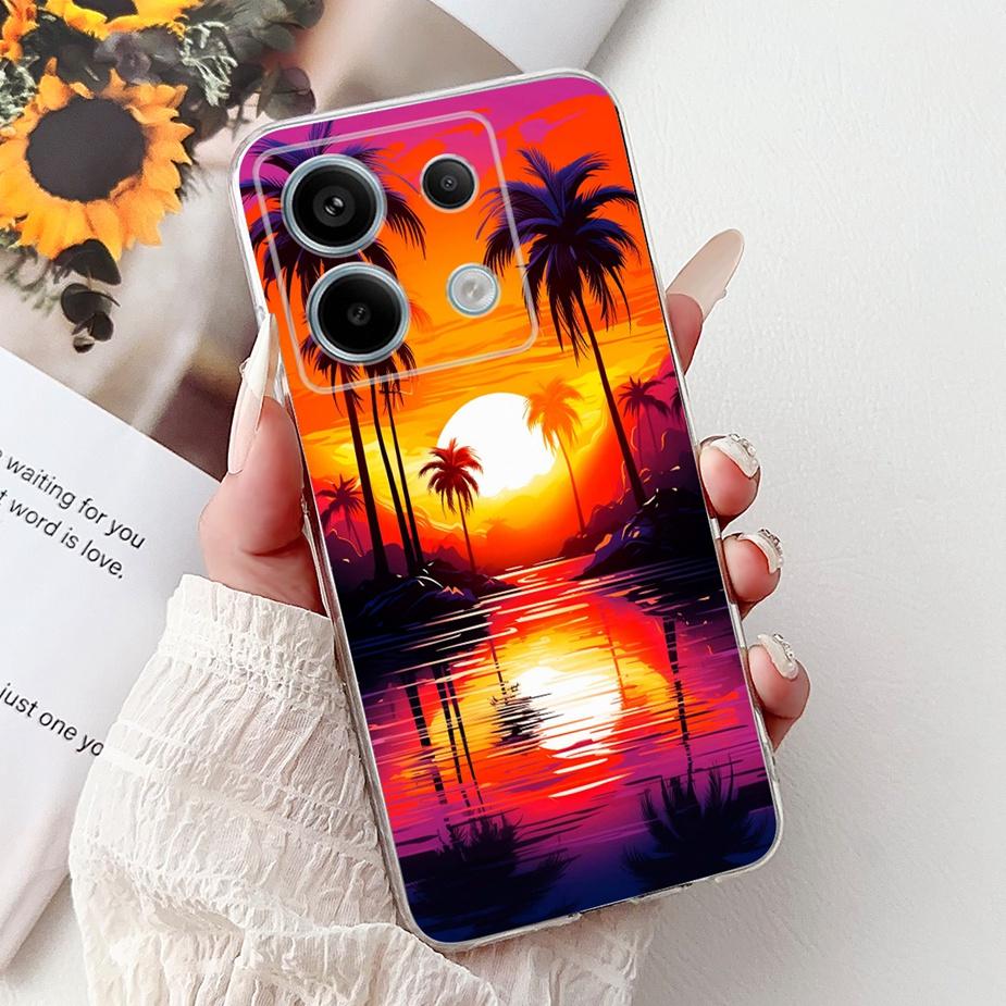 For Xiaomi Redmi Note 13 Pro 4G Case Luxury Popular Painted Cover Soft Slim Phone Case For Redmi Note 13 Pro Plus Note13 5G Bags