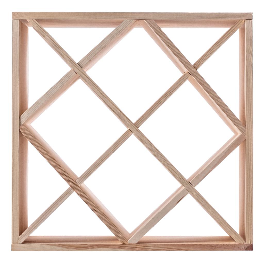 KADAX Weinregal Gitter Holz