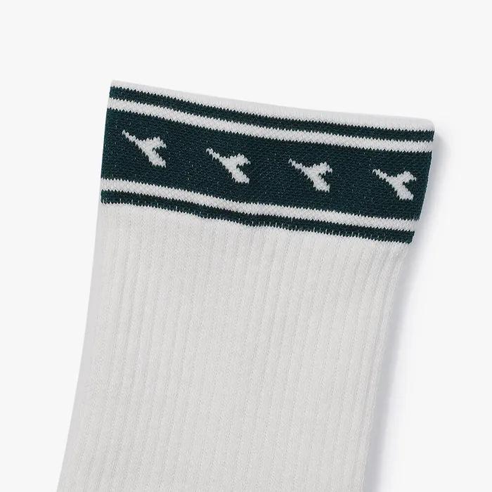 Freeze Logo Knee Socks DARK GREEN