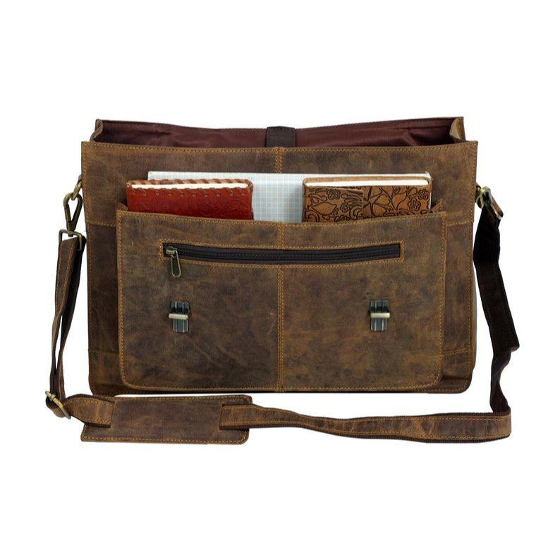 Personalizovaná aktovka z pravé buvolí kůže Laptop Messenger Taška Počítačová brašna Ručně vyráběné tašky pro muže taška přes rameno taška do školy Velká