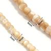 1 Strand Nature Shell Beads Top Shell Beads Round Loose Beads For DIY Charm Bracelet Necklace Jewelry Making Accessories
