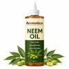 AROMATICO Cold Pressed Neem Oil for Hair, Scalp & Skin - Neem Hair Oil for Dandruff, Scalp Care & Hair Growth | Natural Plant Care Oil | 100ml