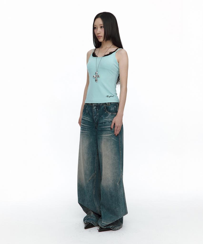 ROUGHNECK Layered Sleeveless Mint