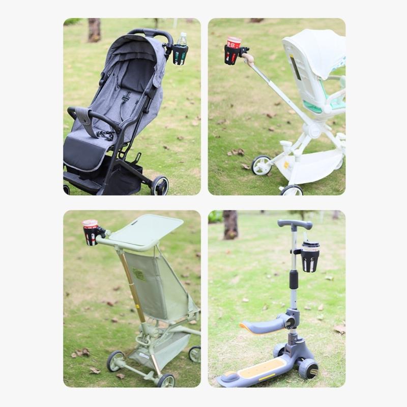 Suport de sticlă cu protecție împotriva vărsării la 360 de grade pentru cărucioare de copii, biciclete, dispozitive de mobilitate, echipamente de exerciții