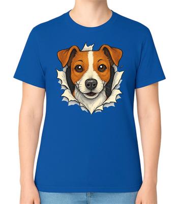 Tricou Unisex Decupat cu Grafică Drăguță Jack Russell Terrier Iubitor de Câini Pet Tee
