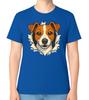 Cute Jack Russell Terrier Graphic Unisex Ripped T-Shirt Dog Lover Pet Tee