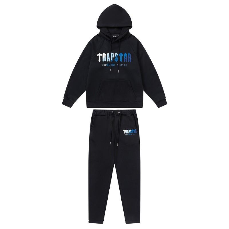 Streetwear Hooded Sweatshirt Set Loose Fit Embroidery Winter Casual Top Youth