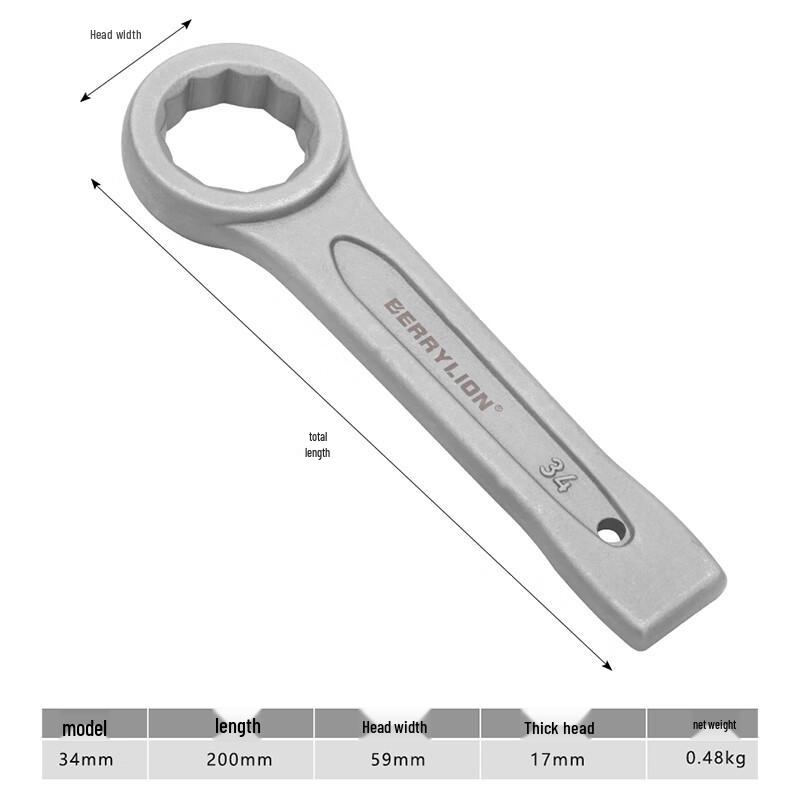 Berry Lion Heavy-Duty Striking Ring Spanner