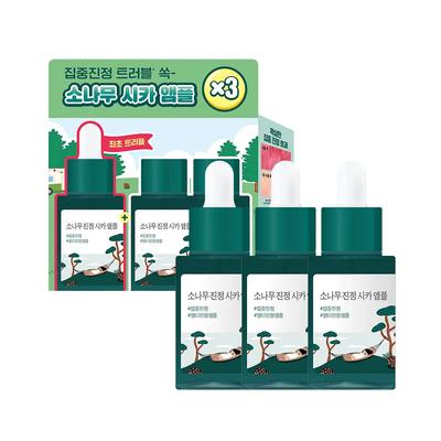 Pine Calming Cica Ampoule Soothing Hydrating Serum 30ml X 3