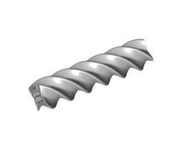 Small particle building block MOC 73763 1x6 cross hole thread, worm, technology assembled toy spare parts светло-серый