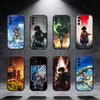 Super Exciting A-Attack-On-Titan  Phone Case For Samsung S25,S24,S21,S22,S23,S30,Ultra,S20,Plus,Fe,Note,5G Black Cover