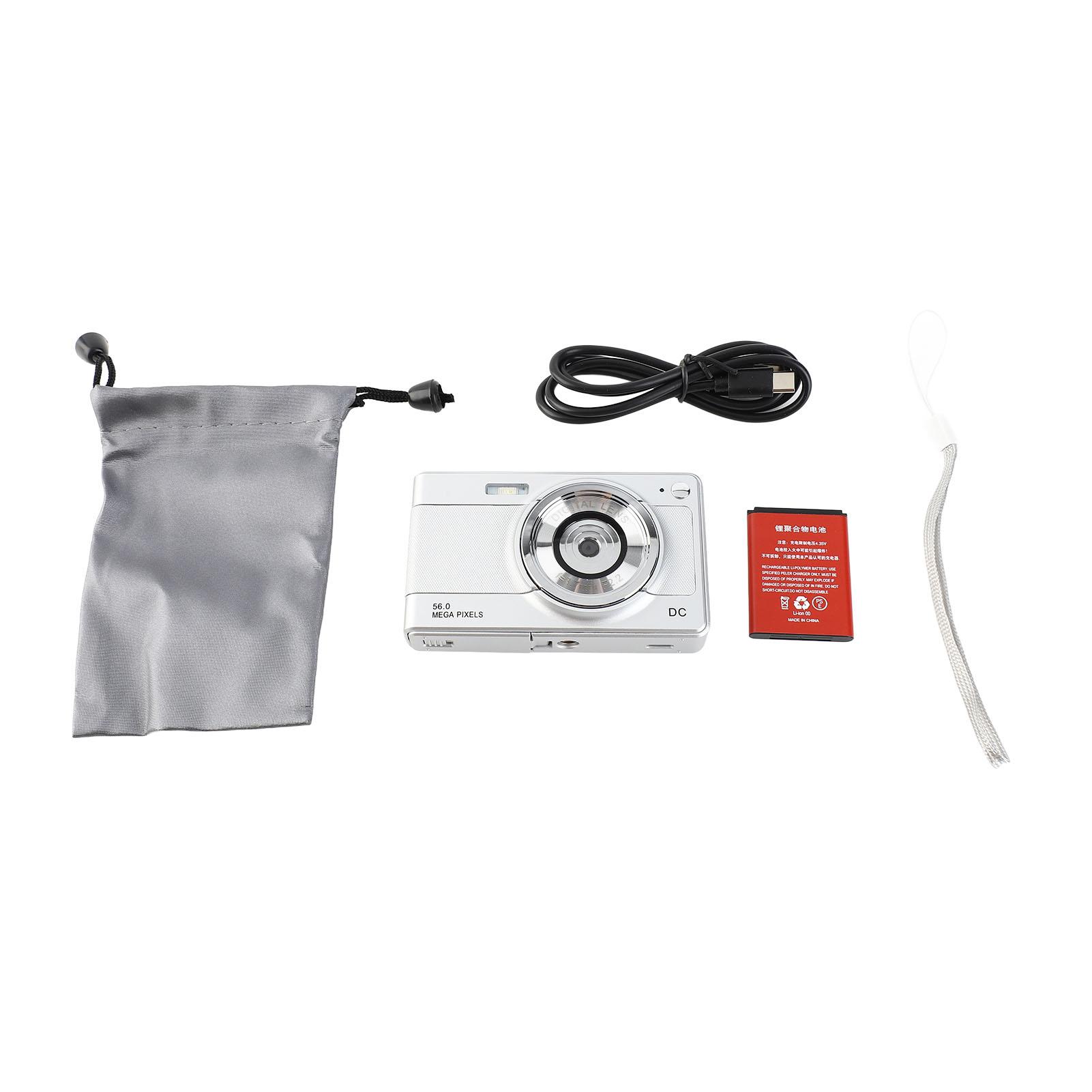 

Digital Camera 56MP High Definition 1080P 2.8in Display Screen 8x Zoom Autofocus Compact Camera for різнокольоровий