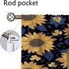 Modern Living Room Curtains for Camera Flower Partition Shades Blackout Curtain Tulle for Bedroom Curtains 2 Pieces Kitchen Home
